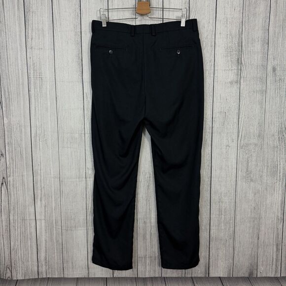 Johnston & Murphy XC4 Men's W34 x L32 Black Regular Fit Extreme Comfort Pants - Picture 2 of 5